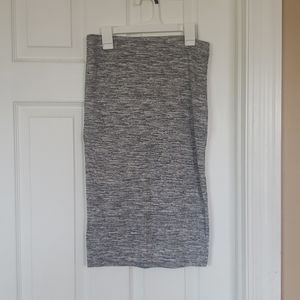 Gray pencil skirt